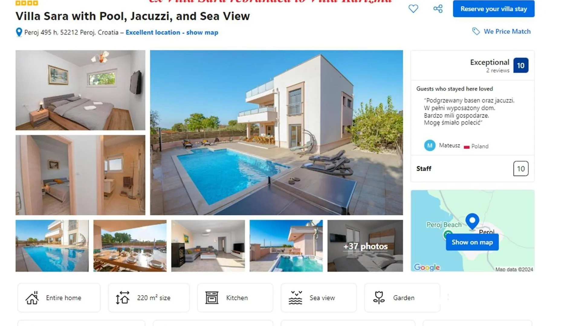 Villa Karizma - Sea View, Swimming Pool, Hot Tub, Brijuni, Fazana, Peroj Croatia